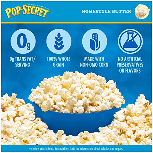 Homestyle Butter Microwave Popcorn - 30 Pack