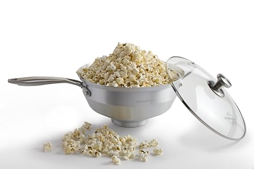 Grandpopper Stovetop Popcorn Maker - No Burn Perfect Pops