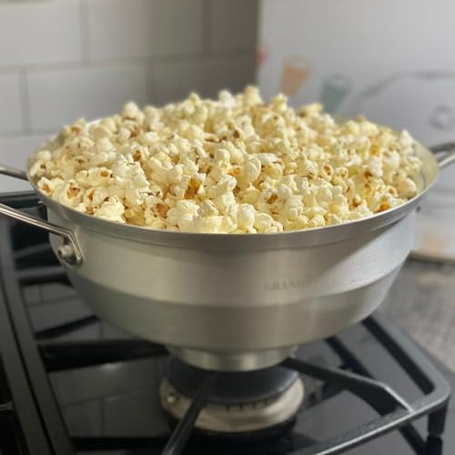 Grandpopper Stovetop Popcorn Maker - No Burn Perfect Pops