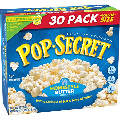 Homestyle Butter Microwave Popcorn - 30 Pack