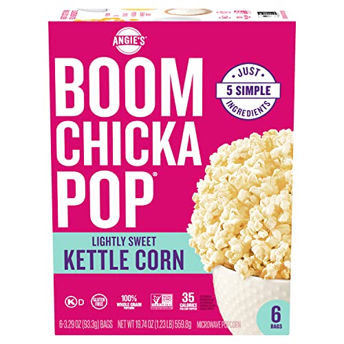 Angie's Lightly Sweet Kettle Corn Microwave Popcorn