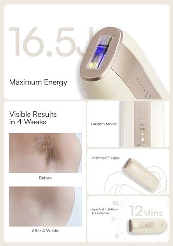INIA Laser Hair Removal Device for Women and Men
