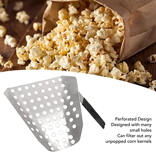 Stainless Steel Ergonomic Popcorn Scoop with Holes