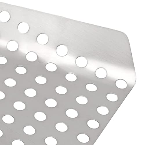 Stainless Steel Ergonomic Popcorn Scoop with Holes