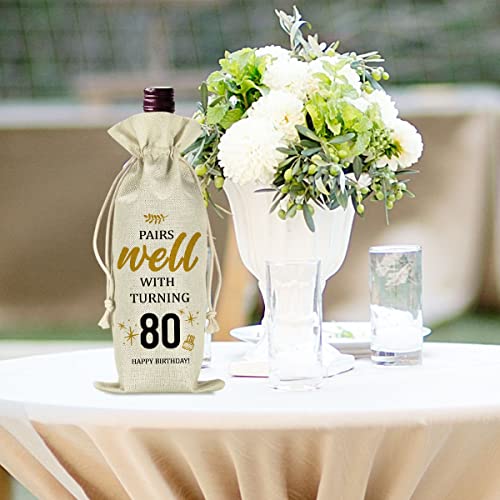 Unique 80th Birthday Gift Bag for Celebrations