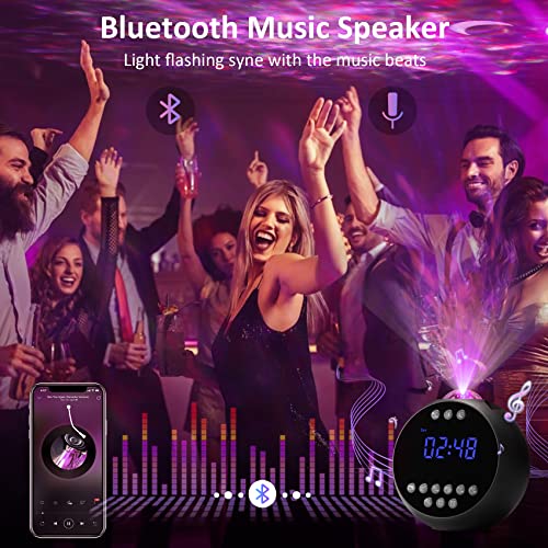 Bluetooth Speaker Alarm Clock with Night Light & Sleep Sound
