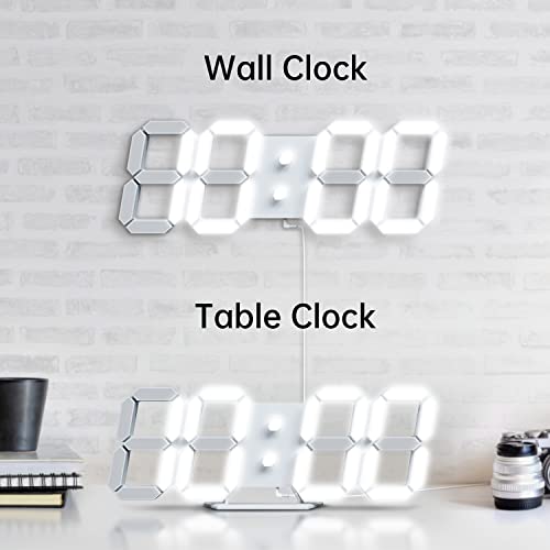 Aloom 3D LED Clock - Alarm, Remote Control