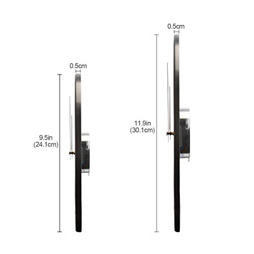 ALAZA Spiral Wall Clock for Stylish Living Room