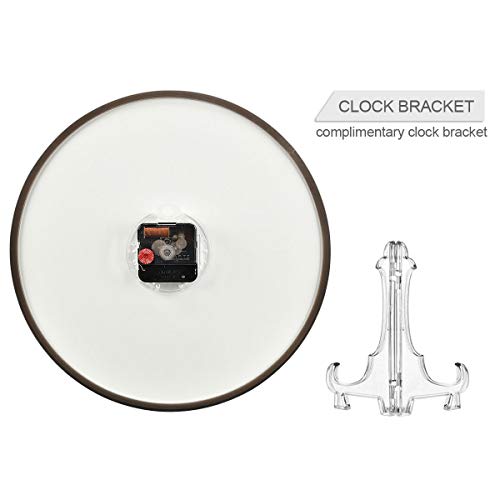 ALAZA Spiral Wall Clock for Stylish Living Room