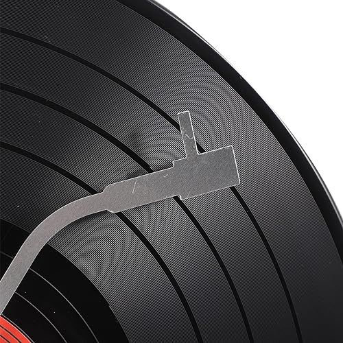 Musical Vinyl Record Wall Clock - Music Room Decor