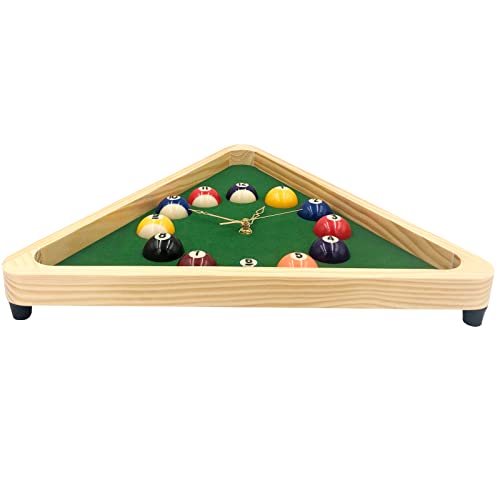 Cool 14-Inch Pool Ball Clock for Game Room