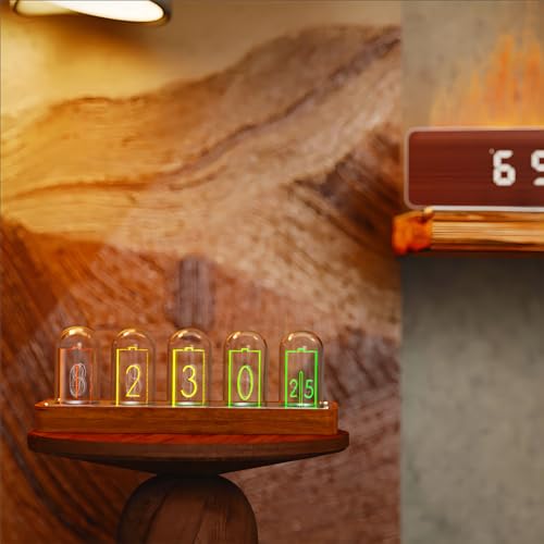 Retro Wi-Fi Digital Clock - Ideal Desk and Bedroom Gift