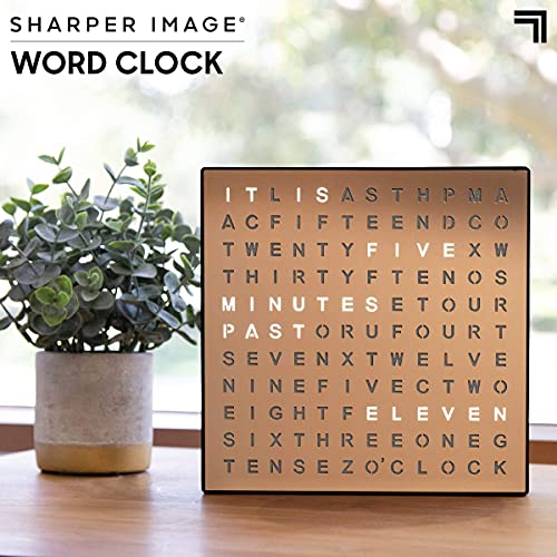 LED Word Clock - Modern Design, USB Powered