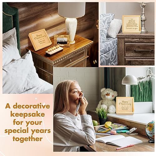 1 Year Anniversary Wooden Gifts for Couples