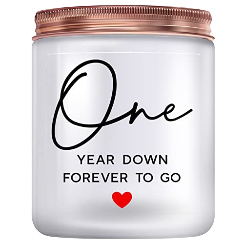 Happy First Anniversary Candles for Couples - Gift Ideas