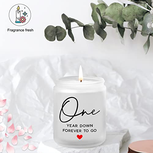 Happy First Anniversary Candles for Couples - Gift Ideas