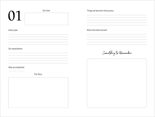 Couples' Bucket List Journal: Create Dream Life, Record Adventures