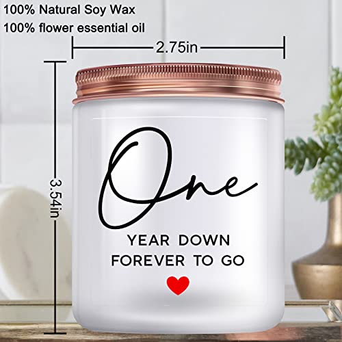 Happy First Anniversary Candles for Couples - Gift Ideas