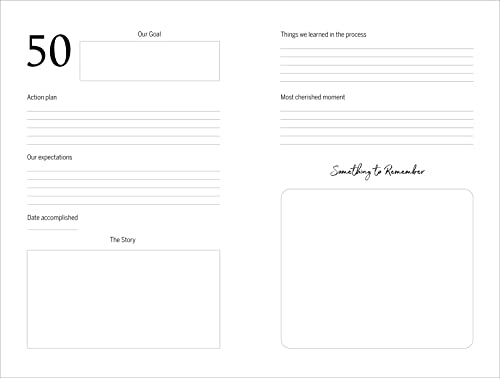 Couples' Bucket List Journal: Create Dream Life, Record Adventures