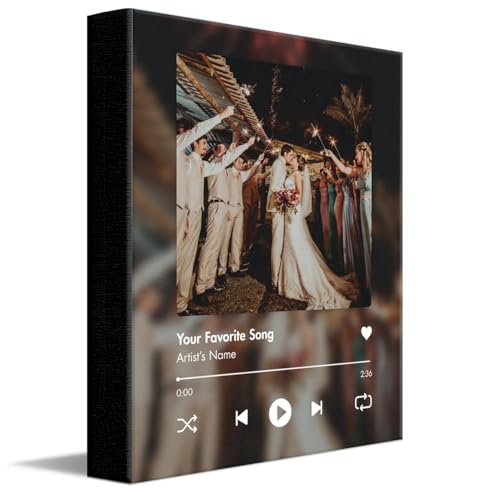 Custom Song and Photo Wall Art Gift