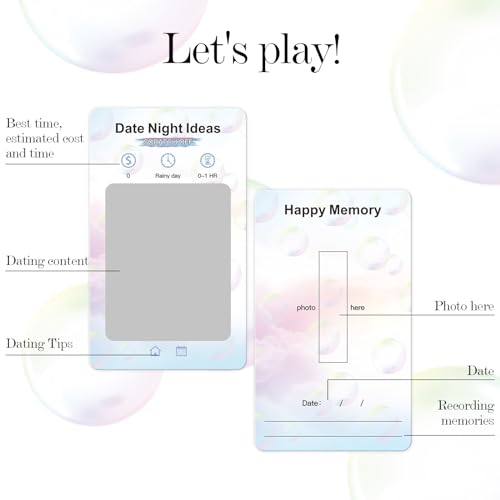 Fun Date Night Ideas: Adventurous Couple Scratch-Off Cards