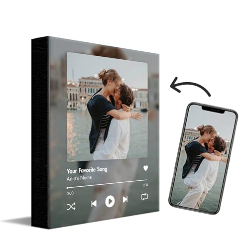Custom Song and Photo Wall Art Gift