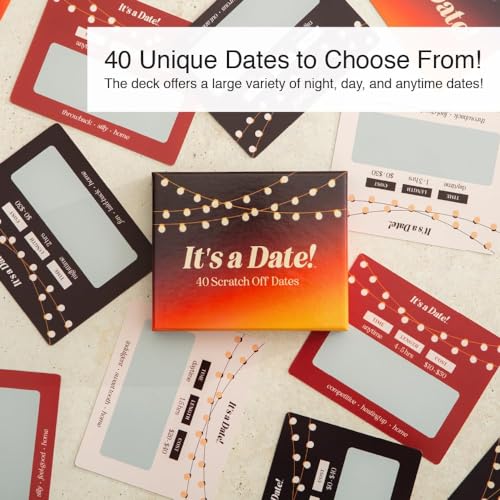 Fun & Romantic Date Ideas Scratch Off Card
