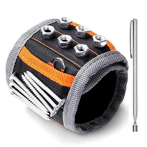 Magnetic Wristband for Dad: Holds Screws, Nails