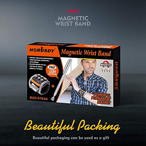 Magnetic Wristband for Dad: Holds Screws, Nails
