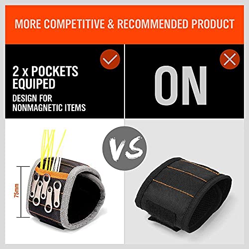 Magnetic Wristband for Dad: Holds Screws, Nails