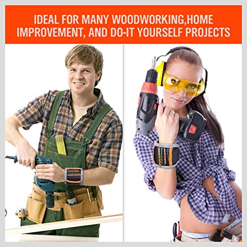 Magnetic Wristband for Dad: Holds Screws, Nails