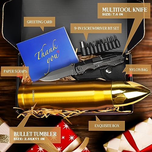Christmas Stocking Stuffers: Tumbler Multitool Knife Set
