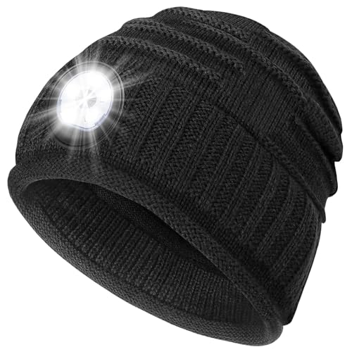 Rechargeable LED Beanie Hat: Gift Idea for Men
