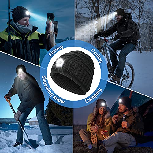 Rechargeable LED Beanie Hat: Gift Idea for Men