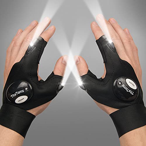 LED Flashlight Gloves for Men - Father's Day, Birthday Gift