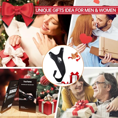 LED Flashlight Gloves for Men - Father's Day, Birthday Gift