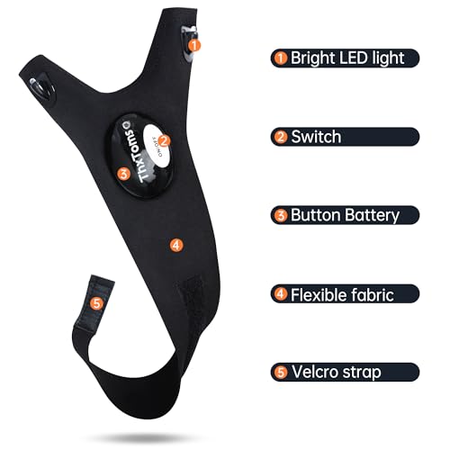 LED Flashlight Gloves for Men - Father's Day, Birthday Gift