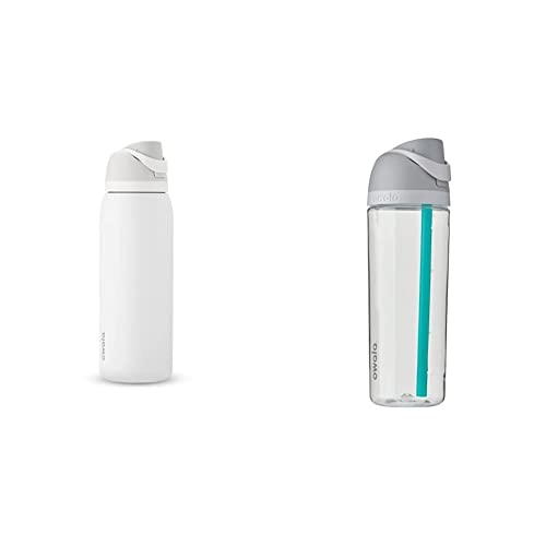 Insulated Straw Water Bottle for Sports and Travel