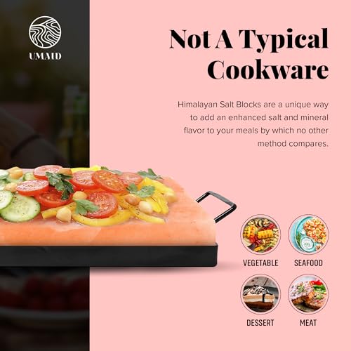 Himalayan Salt Block Cooking Plate Gift for Foodies