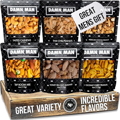 Men's Nut Gift Box - 6 Crafted Flavors