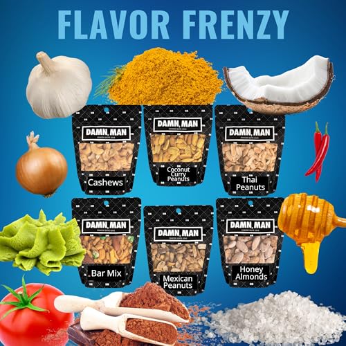 Men's Nut Gift Box - 6 Crafted Flavors