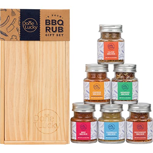 Gourmet BBQ Spice Set in Elegant Wooden Box