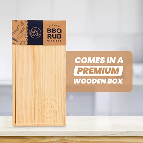 Gourmet BBQ Spice Set in Elegant Wooden Box