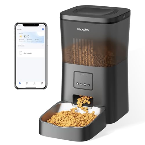 Automatic Cat Feeder - Timed Food Dispenser