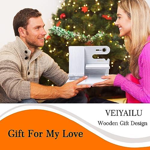 Wood Phone Docking Station for Him and Her