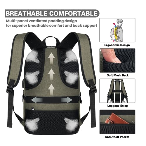 AMBOR Anti Theft Laptop Travel Backpack