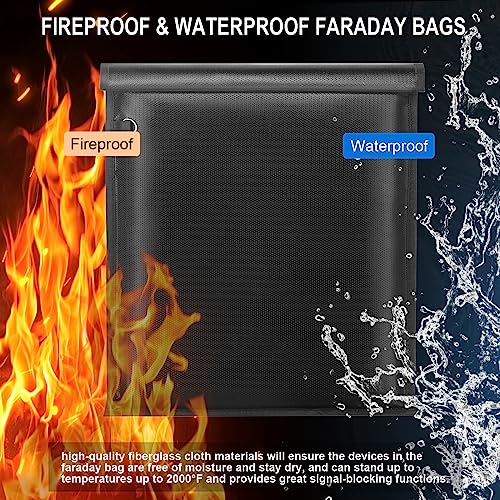 Faraday Bags Bundle: Laptop, Tablet, Phone, Key Fob