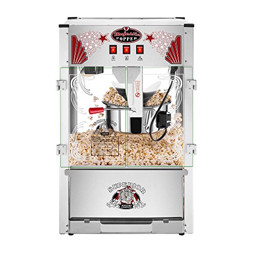 Majestic Popcorn Machine - Commercial Style, 7.5 Gallon