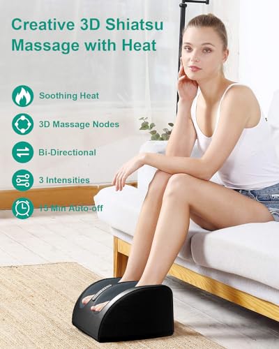 Shiatsu Foot Massager Machine: Deep Tissue Relaxation