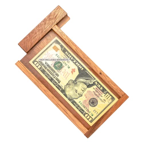 Wooden Secret Lock Box- Gift Card and Money Puzzle Box